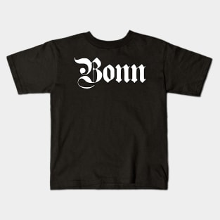 Bonn written with gothic font Kids T-Shirt